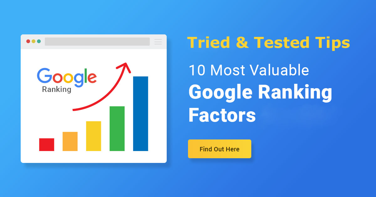 10 Tried and Tested tips to Improve Your Google Search Rank