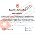 Social media certified
