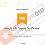 Google ads Display certification